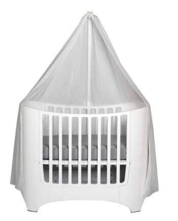Elegant Hvid Himmel til Leander Classic Babyseng - Udsalg!