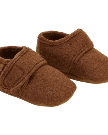 Brune Uldslippers til Baby – Komfortabelt Indendørs Udsalg!