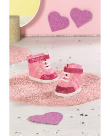 Lyserøde Sneakers til Baby Born - Leg med Stil!