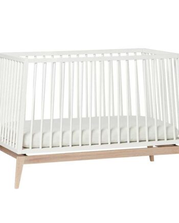 Elegant Hvid Leander Luna Babyseng – Stil og Sikkerhed