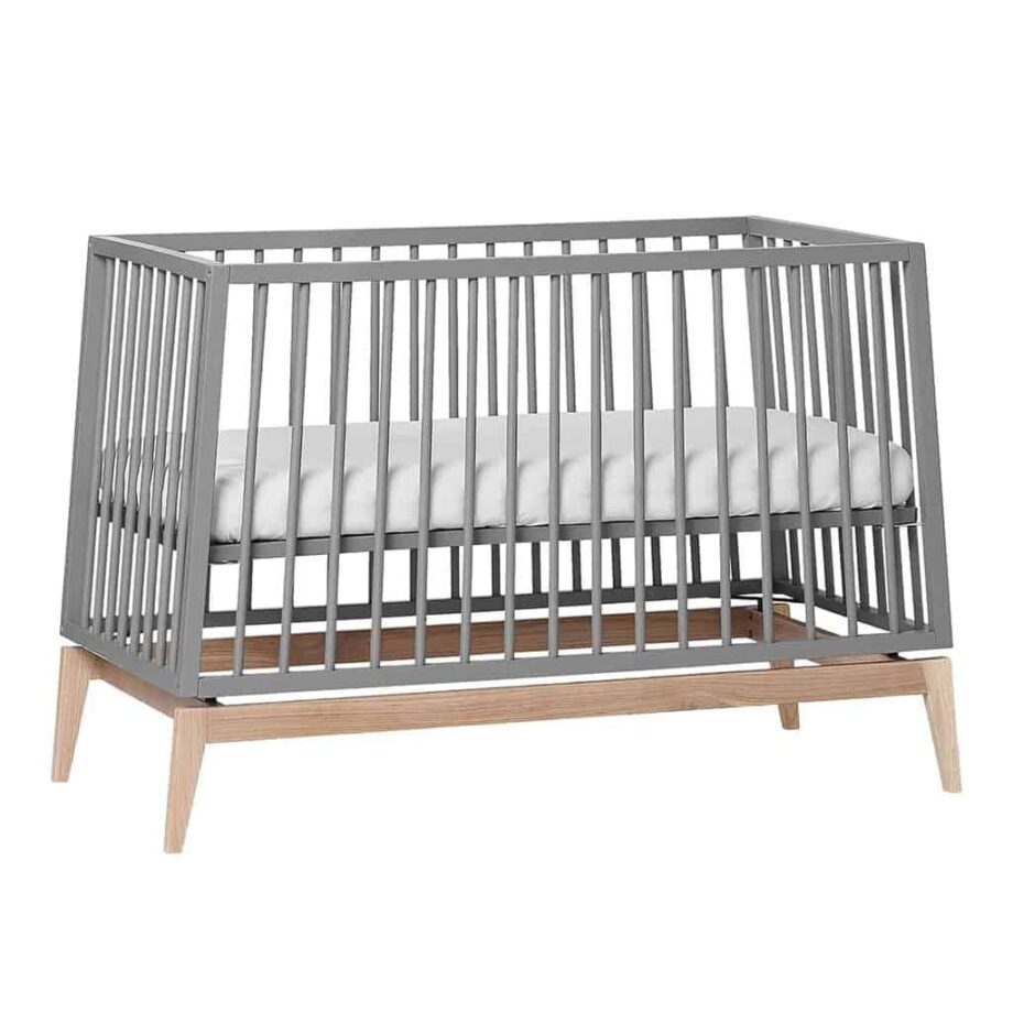 Grå Leander Luna Babyseng 120x60 – Fantastisk tilbud!