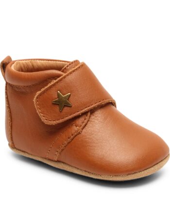 Cognac Baby Star Hjemmesko fra Bisgaard – Fantastisk Tilbud!