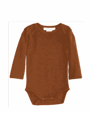 Økologisk Caramel Baby Body – Stilfuld Komfort til Børn!