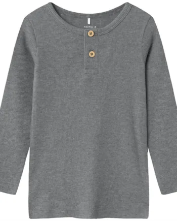 Ribbluse i Mockingbird Melange fra Name It – Udsalg!