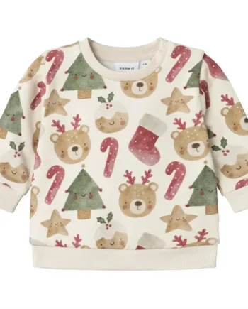 Hyggelig Julebluse til Baby i Sommer Sand – Vinterudsalg!