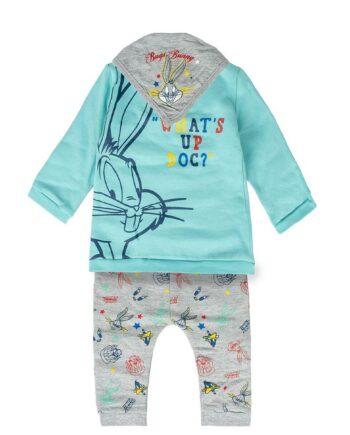 Baby Træningsdragt Looney Tunes Blå Månder - Babyrum  - 8445484036794