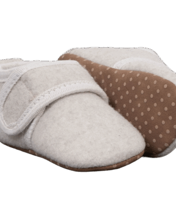 Hvid Soft Gallery Baby Hjemmesko Melange Offwhite - Soft Gallery Babyrum  - 5715073639327