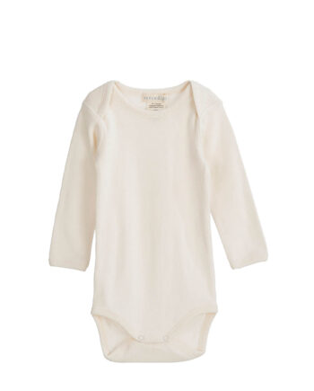 Hvid Serendipity Baby Body Potentielle Fabric Rib Offwhite - Babyrum