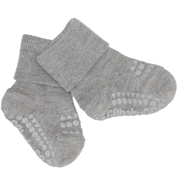 Gobabygo Strømper Bambus Grey Melange - Gobabygo Babyrum - 5712736000845