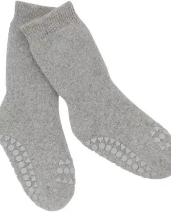 Gobabygo Strømper Tyk Bomuld Grey Melange - Gobabygo Babyrum  - 5712736000395