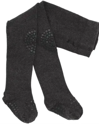 Gobabygo Strømpebukser Dark Grey Melange - Gobabygo Babyrum  - 5712736001217