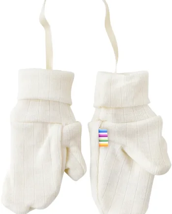 Hvid Joha Luffer Uld Tommelfinger - Joha Babyrum