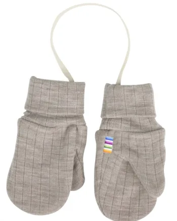 Joha Luffer Uld Sesame Melange Tommelfinger - Joha Babyrum  - 5705492358947