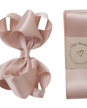 Little Wonders Dåbsbånd Bellis Silke Satin Vanilla - Little Wonders Babyrum  - 5714585017210