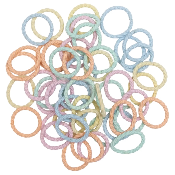 Little Wonders Mini Elastikker Wilma Pastelfarvede Stk - Little Wonders Babyrum - 5714585046975