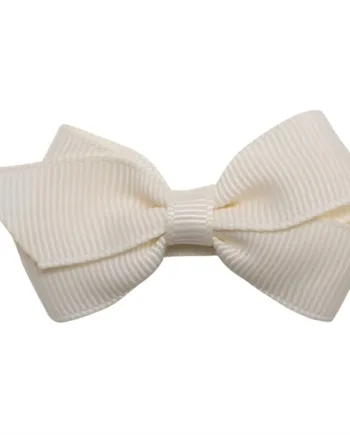 Hvid Little Wonders Sløjfe Viola Grosgrain Antique - Little Wonders Babyrum  - 5714585011478