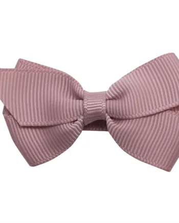 Rosa Little Wonders Sløjfe Viola Grosgrain Støvet - Little Wonders Babyrum  - 5714585011522