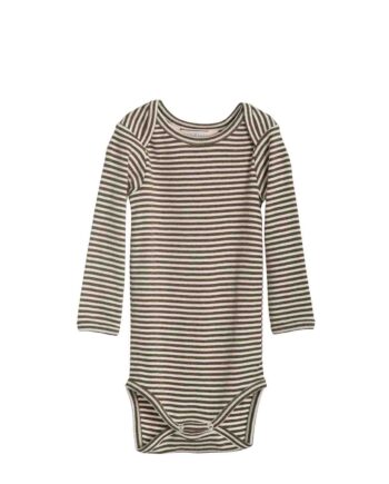 Grøn Serendipity Body Stribet Mørke - Babyrum